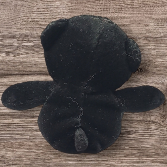 2006 McDONALDS TOY BUILD-A-BEAR WORKSHOP "DIMPLES TEDDY" MINI BLACK BEAR - Picture 4 of 8